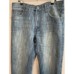 Alexander Julian Colors 32X30 Men's Acid Wash Grunge HIppie 5 pocket Jeans